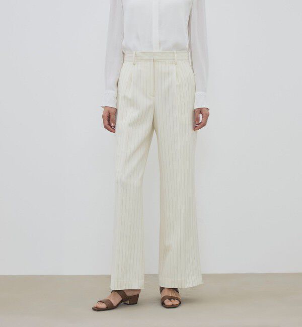 DES PRES「ウールドスキン ワンタックパンツ」|スラックス|