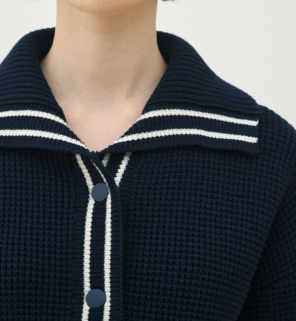 MACPHEE「ハイブリットコットン コンパクトブルゾン」|カーディガン|