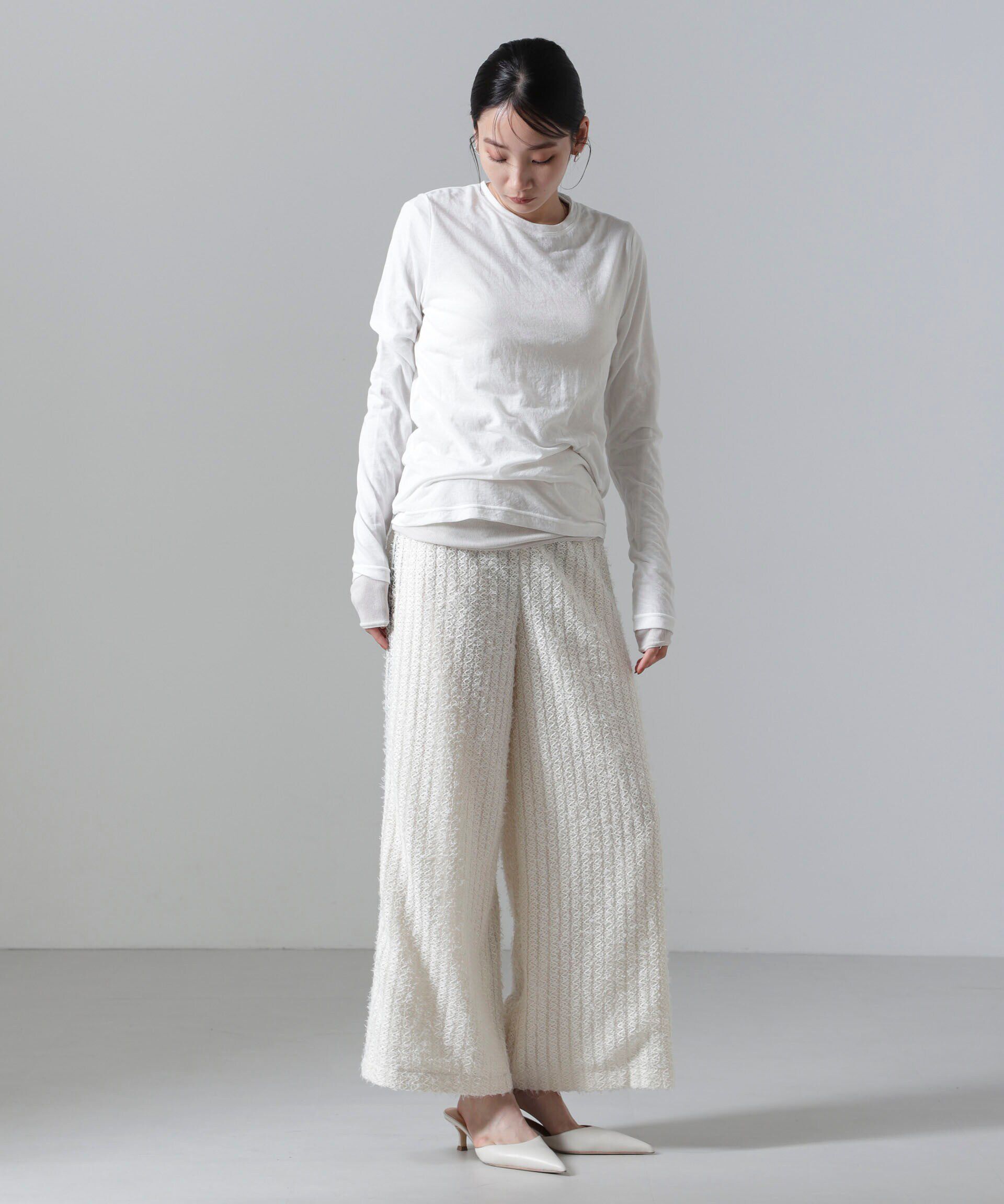 nano･universe「シアーテレコ&天竺ロンTeeセット」|Tシャツ・カットソー|