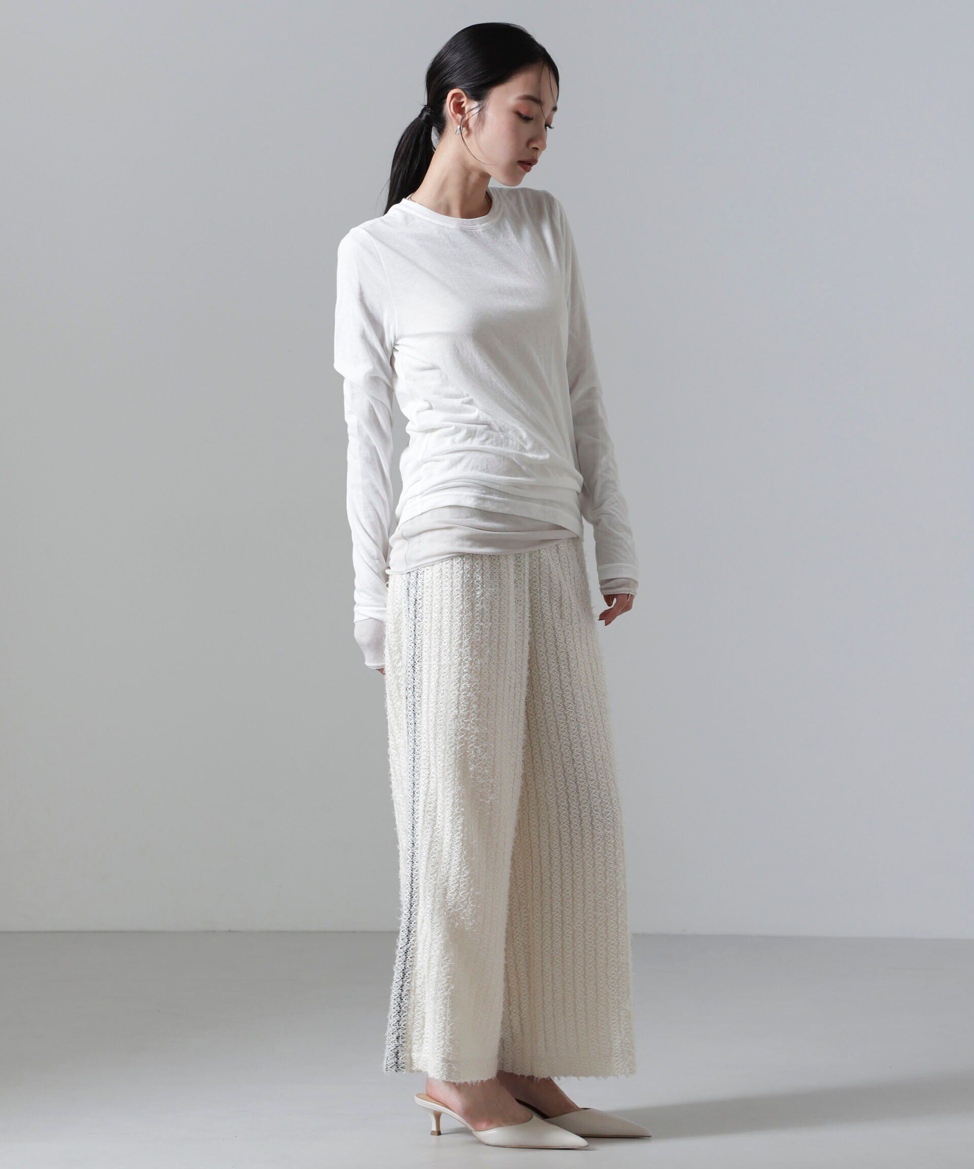 nano･universe「シアーテレコ&天竺ロンTeeセット」|Tシャツ・カットソー|