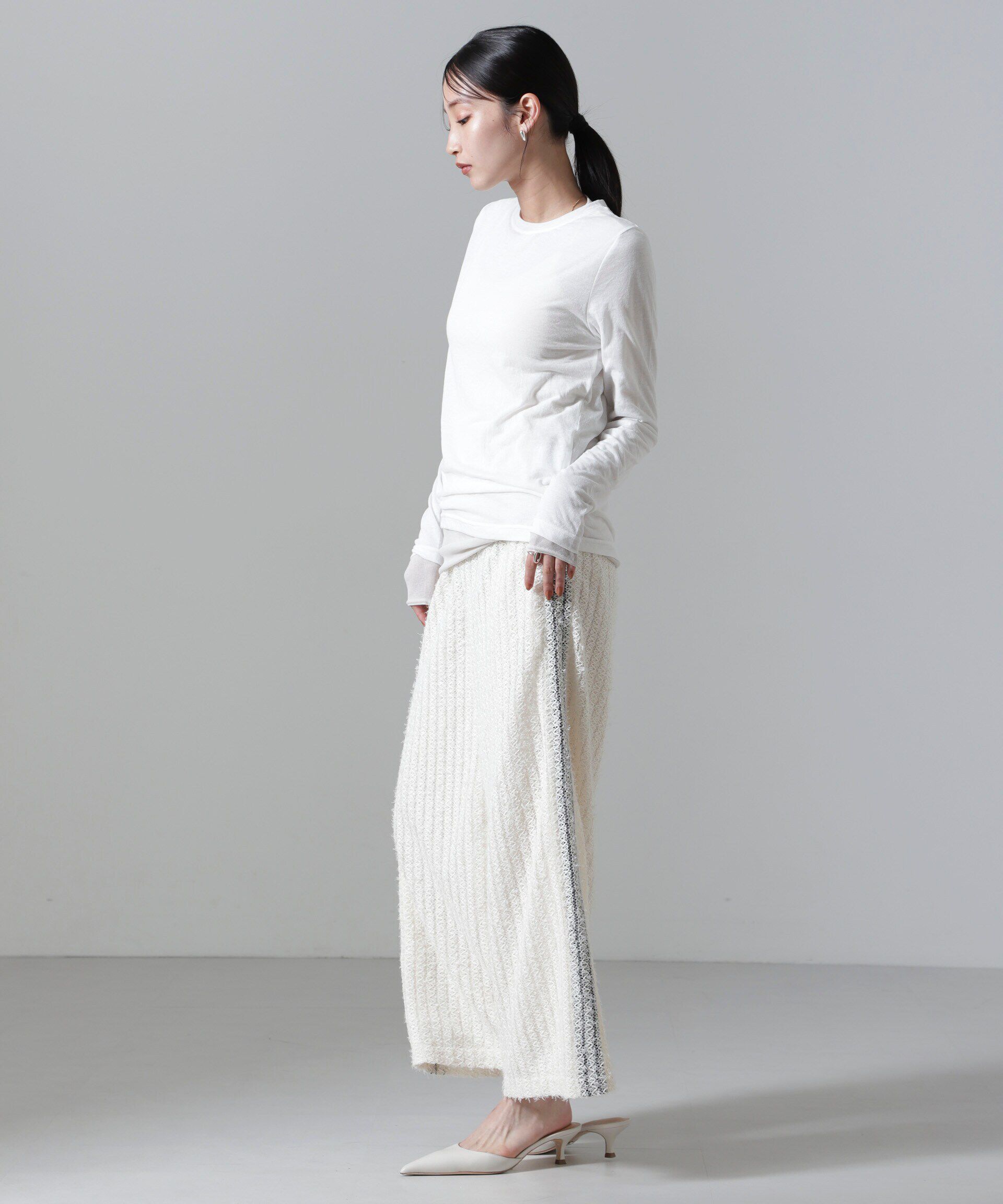 nano･universe「シアーテレコ&天竺ロンTeeセット」|Tシャツ・カットソー|