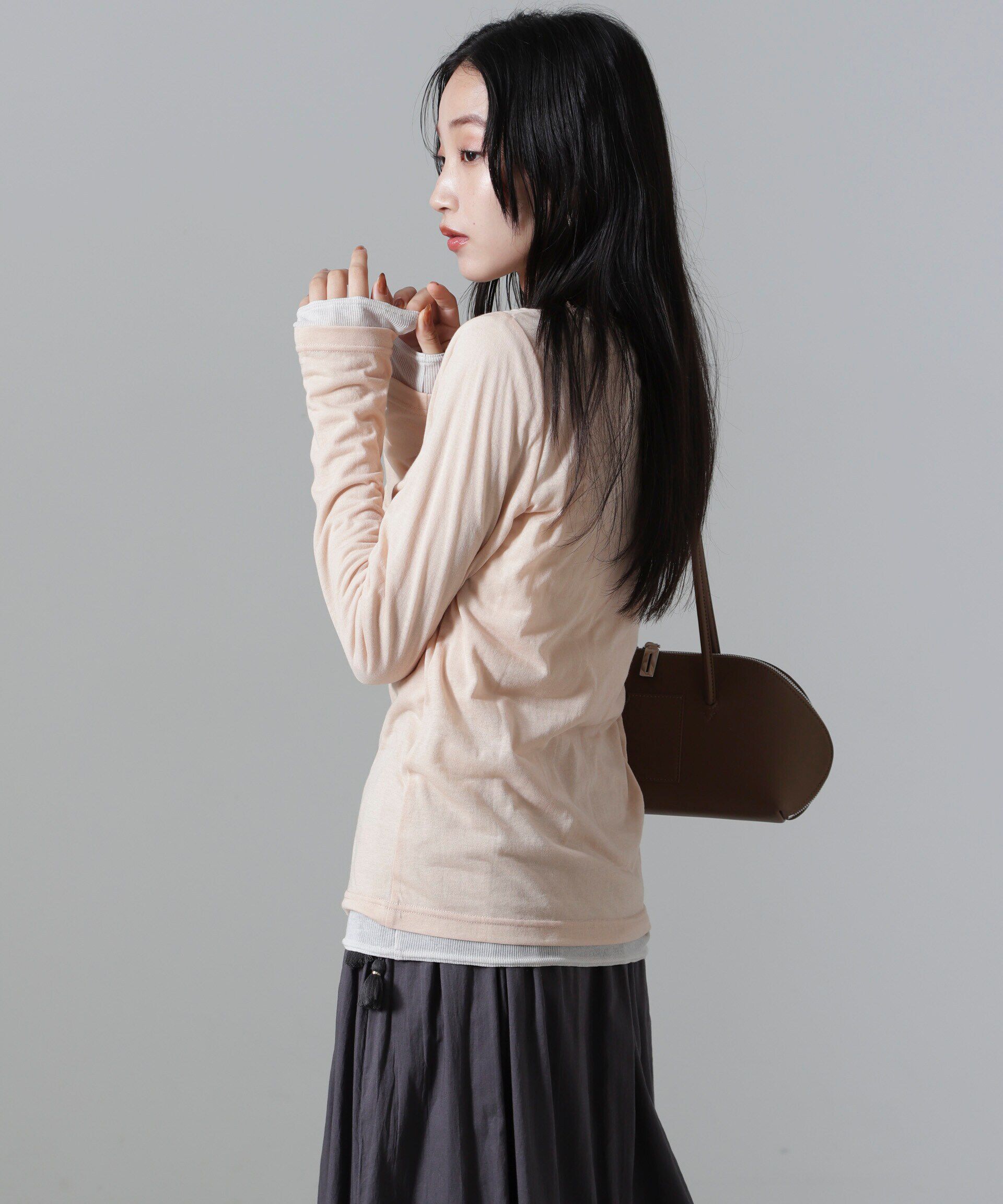 nano･universe「シアーテレコ&天竺ロンTeeセット」|Tシャツ・カットソー|