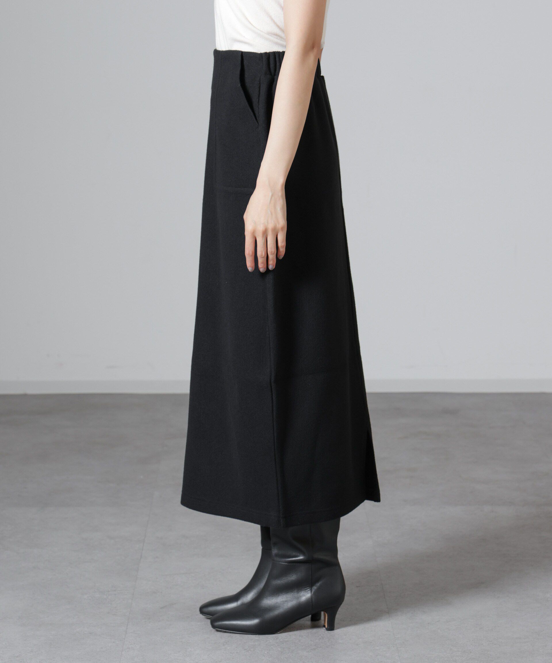 nano･universe「ウールライクニードルパンチスカート(セットアップ可)」|スカート|
