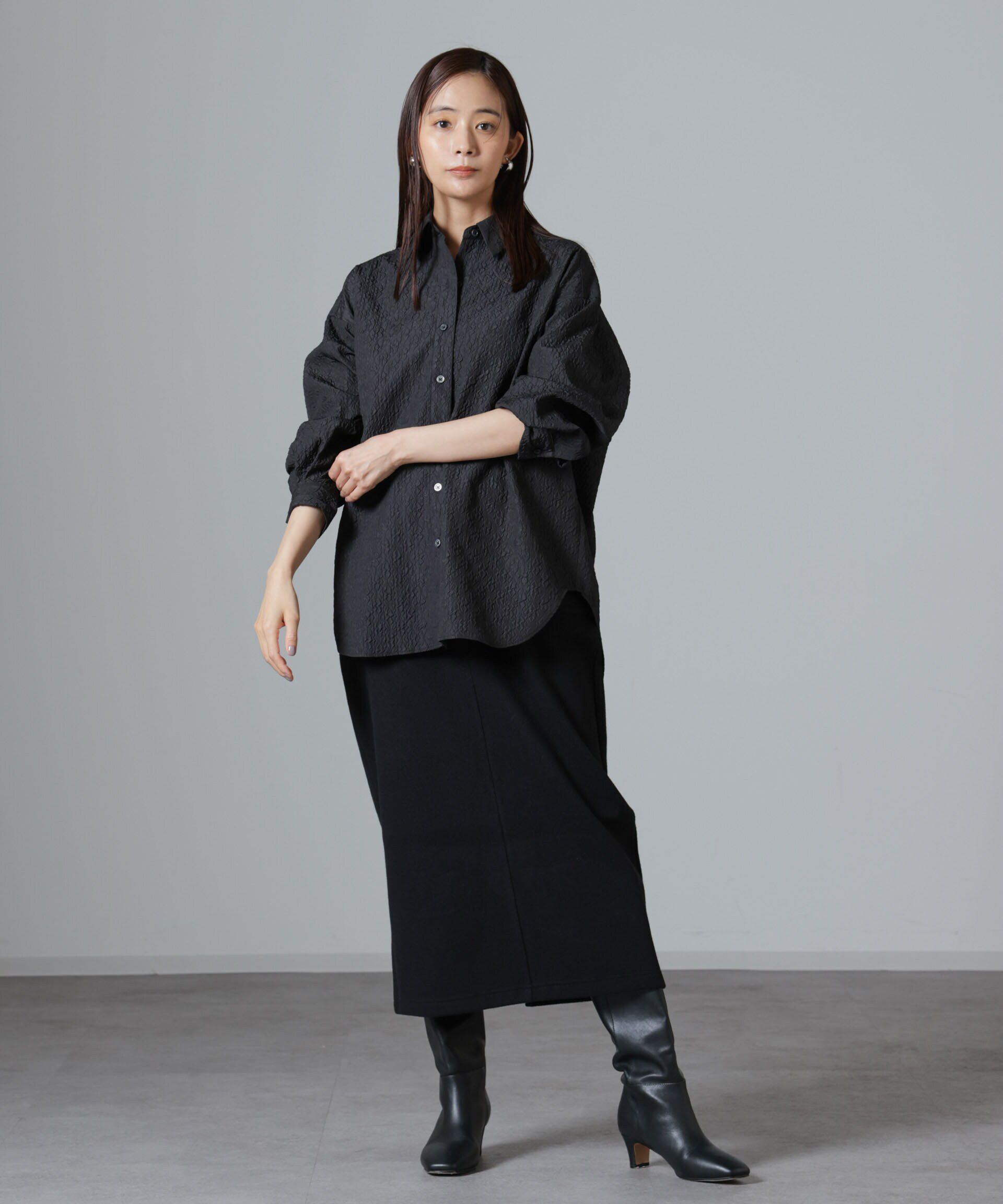 nano･universe「ウールライクニードルパンチスカート(セットアップ可)」|スカート|