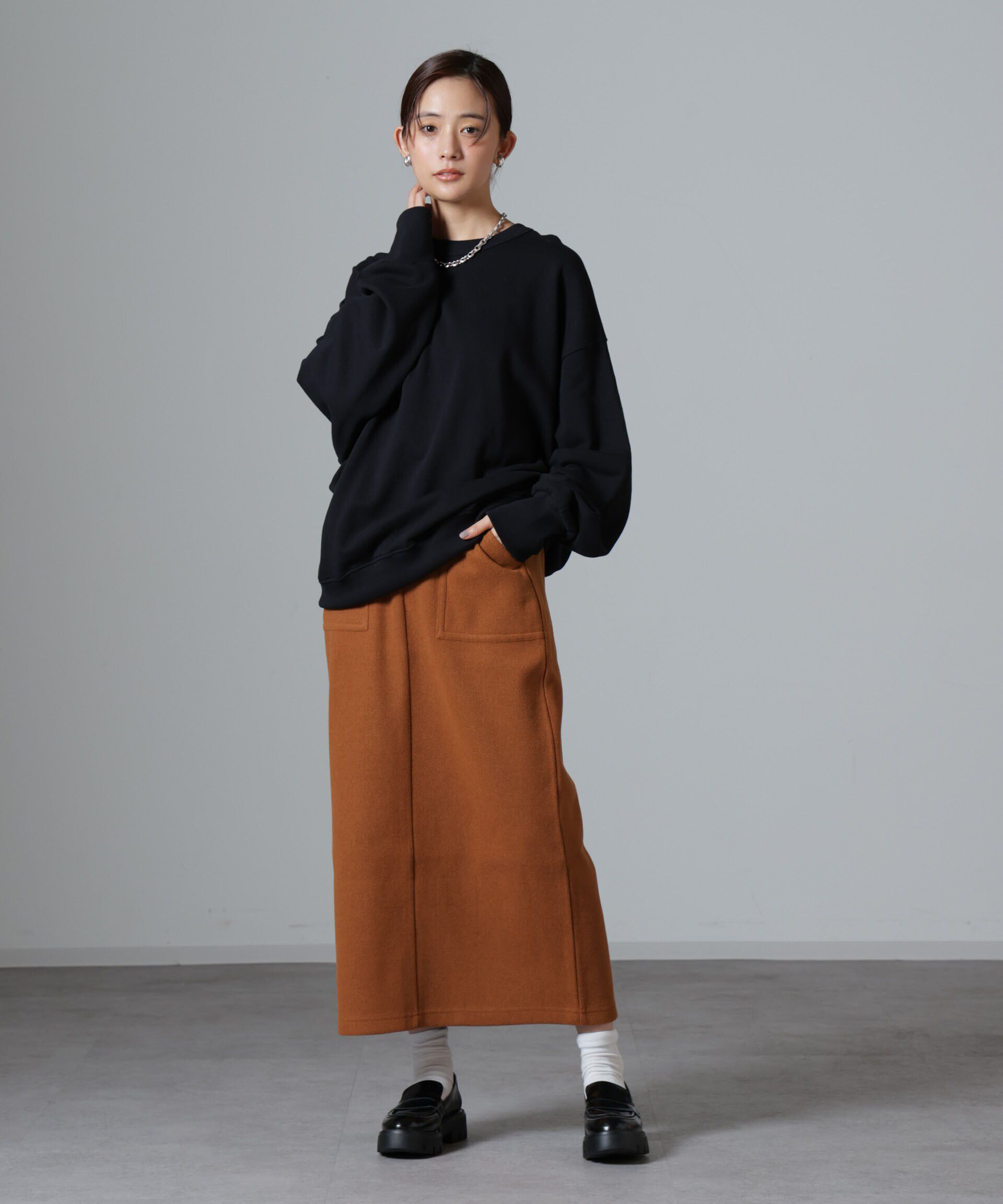 nano･universe「ウールライクニードルパンチスカート(セットアップ可)」|スカート|