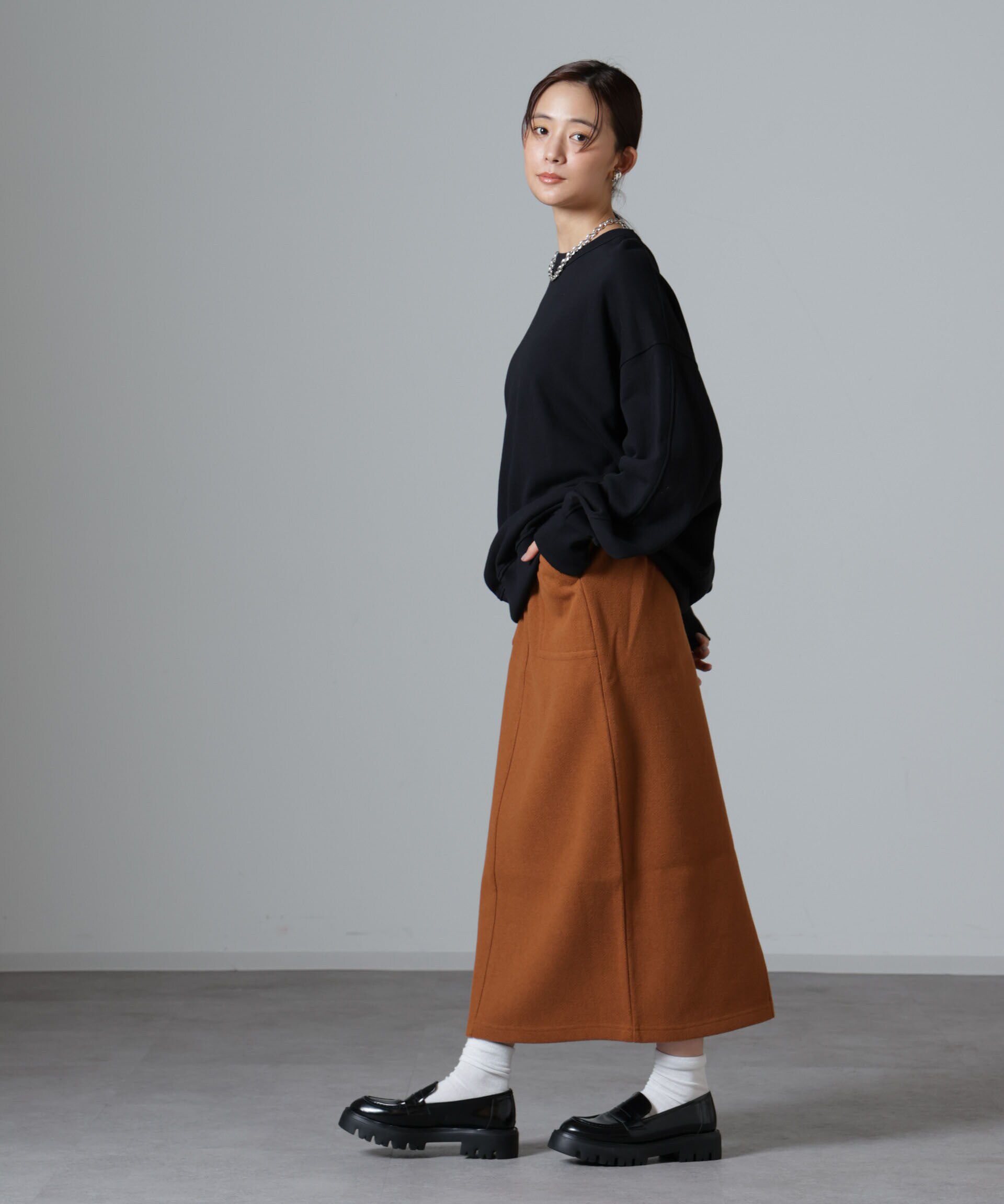 nano･universe「ウールライクニードルパンチスカート(セットアップ可)」|スカート|