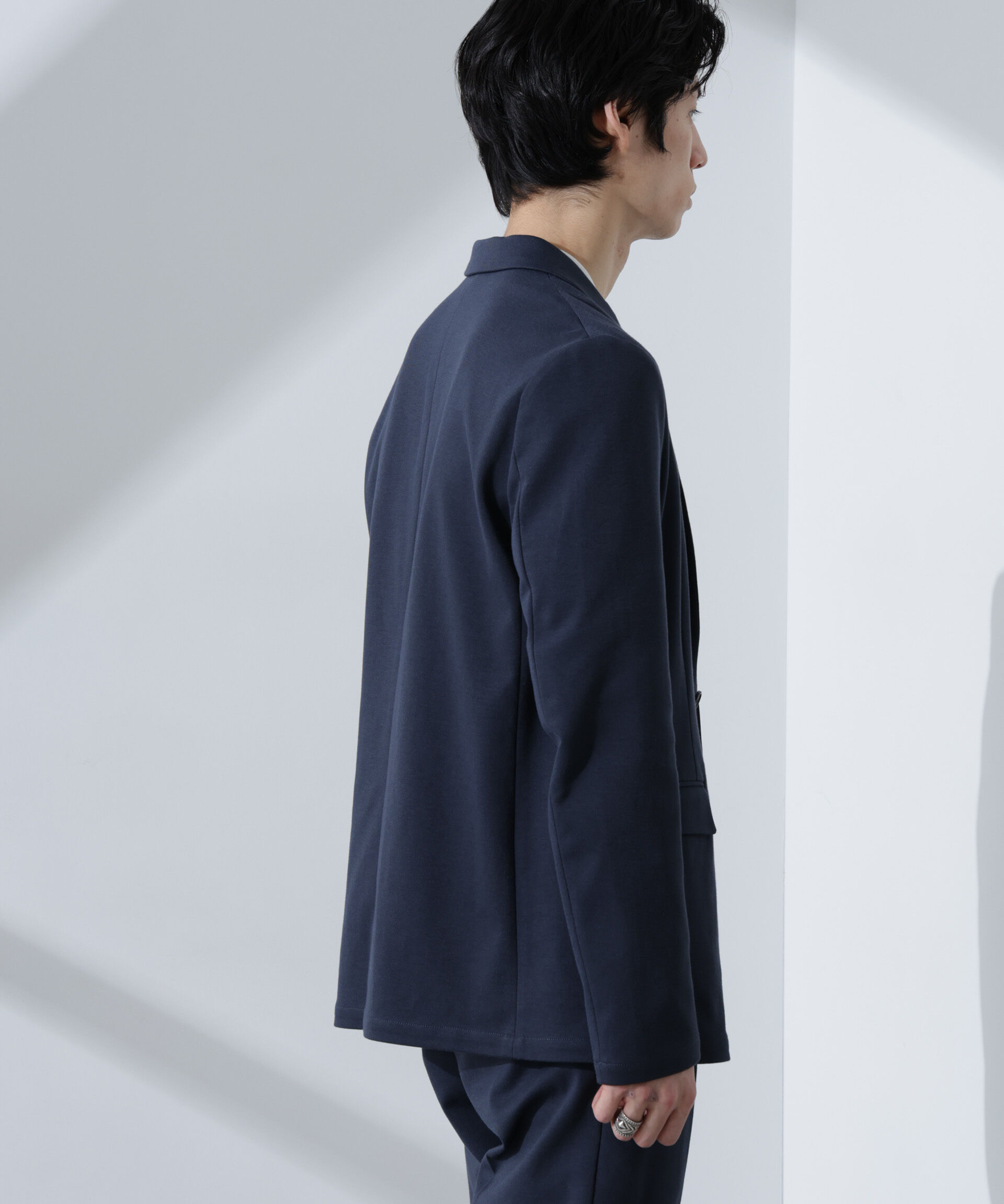 nano･universe「ストレッチカノコジャケット(セットアップ可)」|テーラードジャケット|