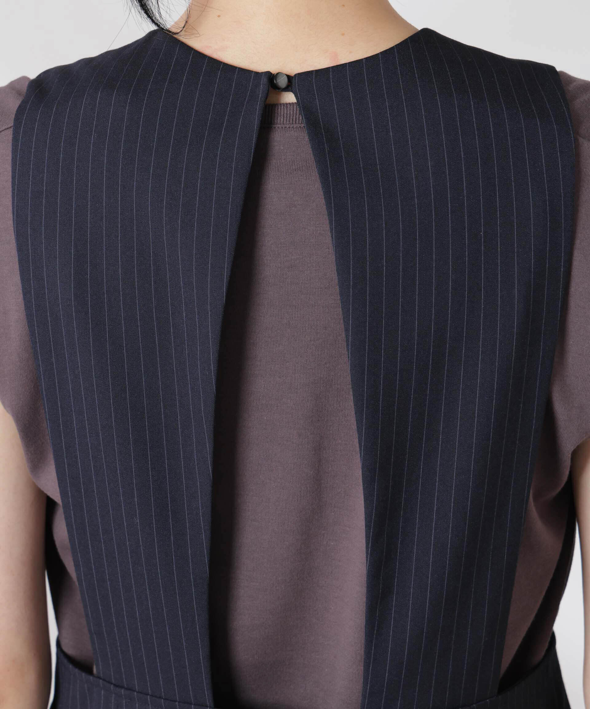 nano･universe「サイドオープンエプロンワンピース」|ワンピース|