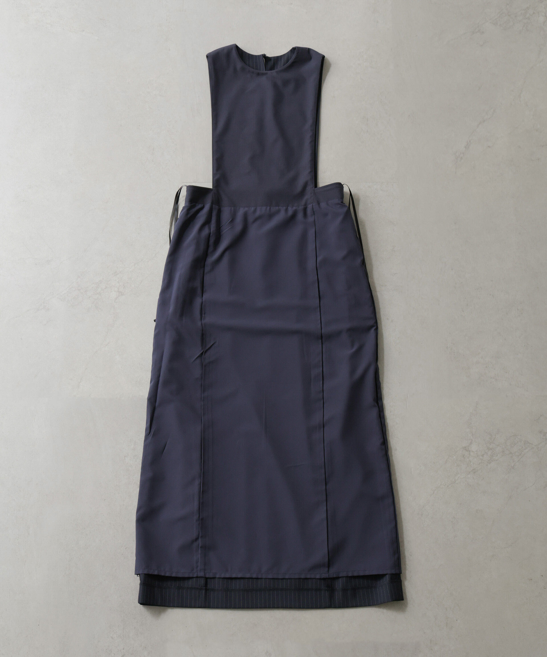 nano･universe「サイドオープンエプロンワンピース」|ワンピース|