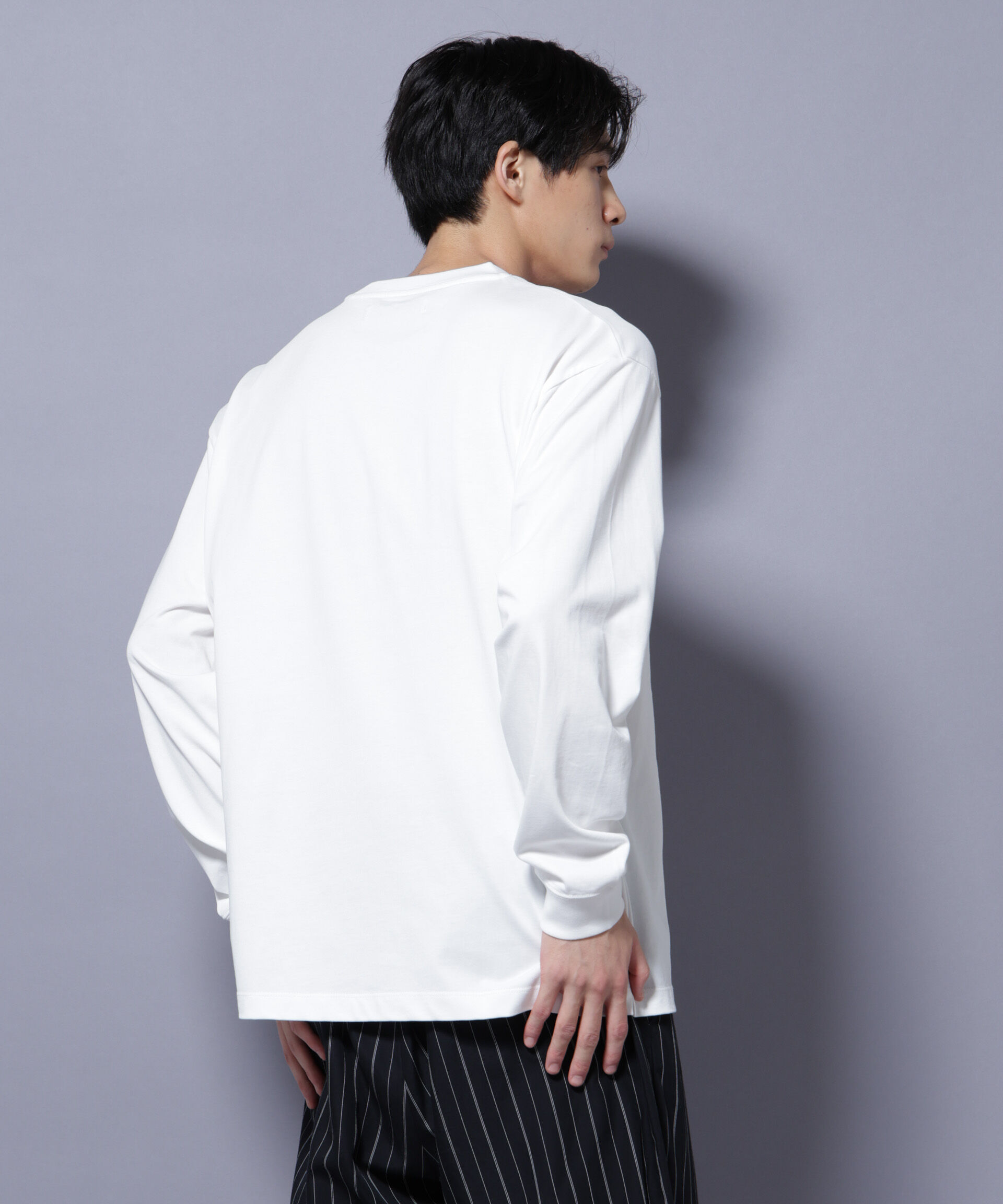 nano･universe「ナノベア Tシャツ 長袖 working」|Tシャツ・カットソー|