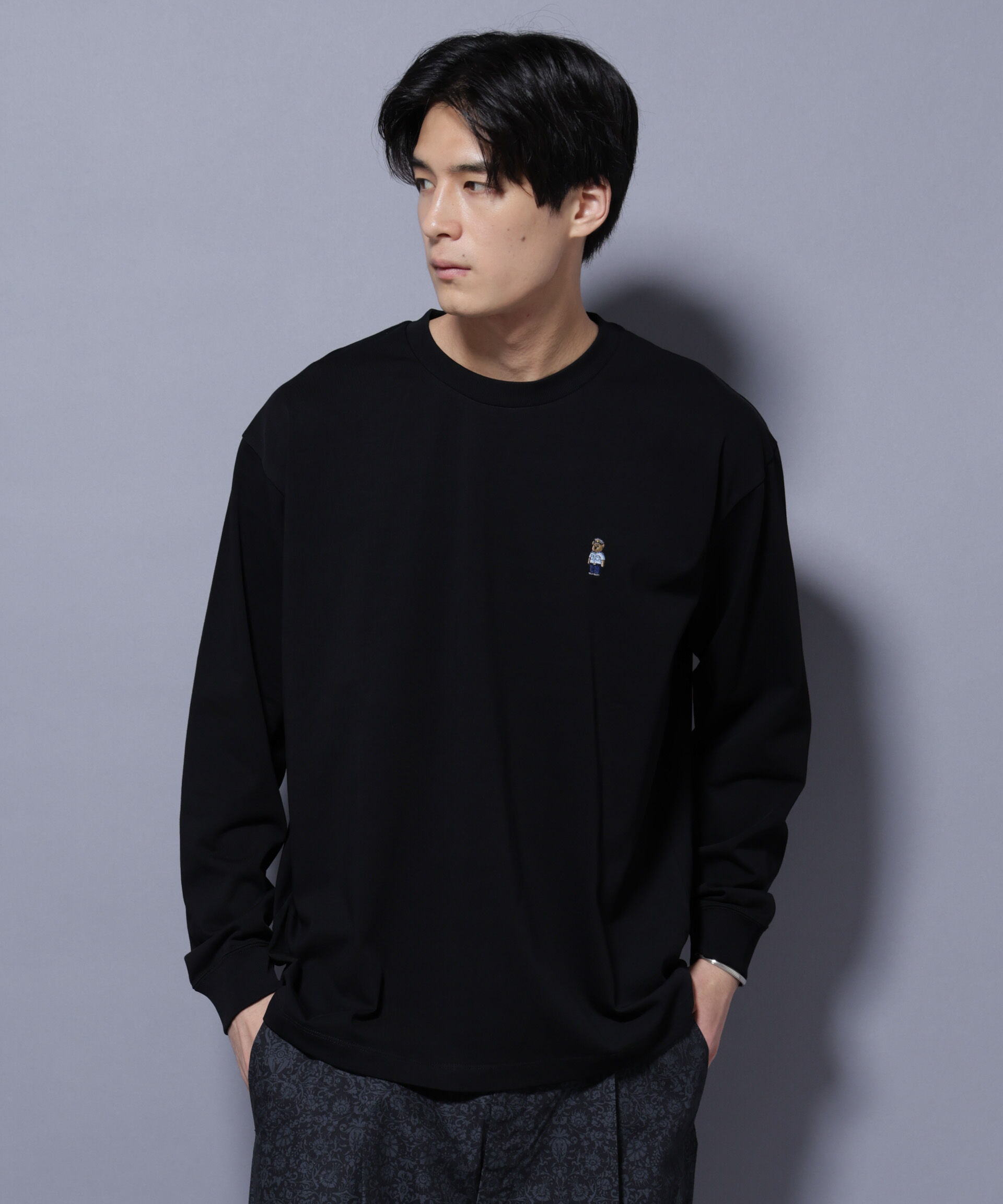 nano･universe「ナノベア Tシャツ 長袖 working」|Tシャツ・カットソー|パターン21