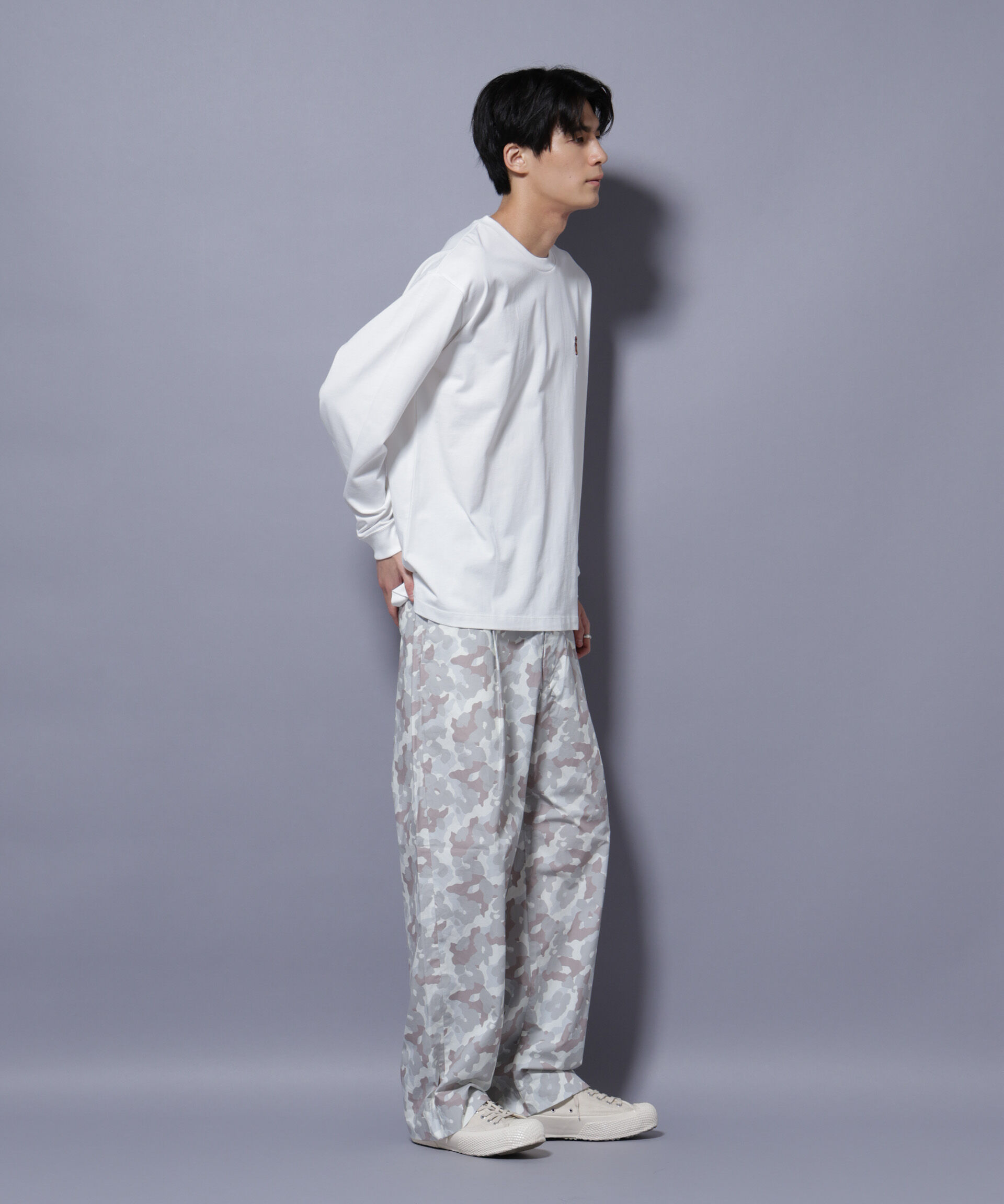 nano･universe「ナノベア Tシャツ 長袖 working」|Tシャツ・カットソー|