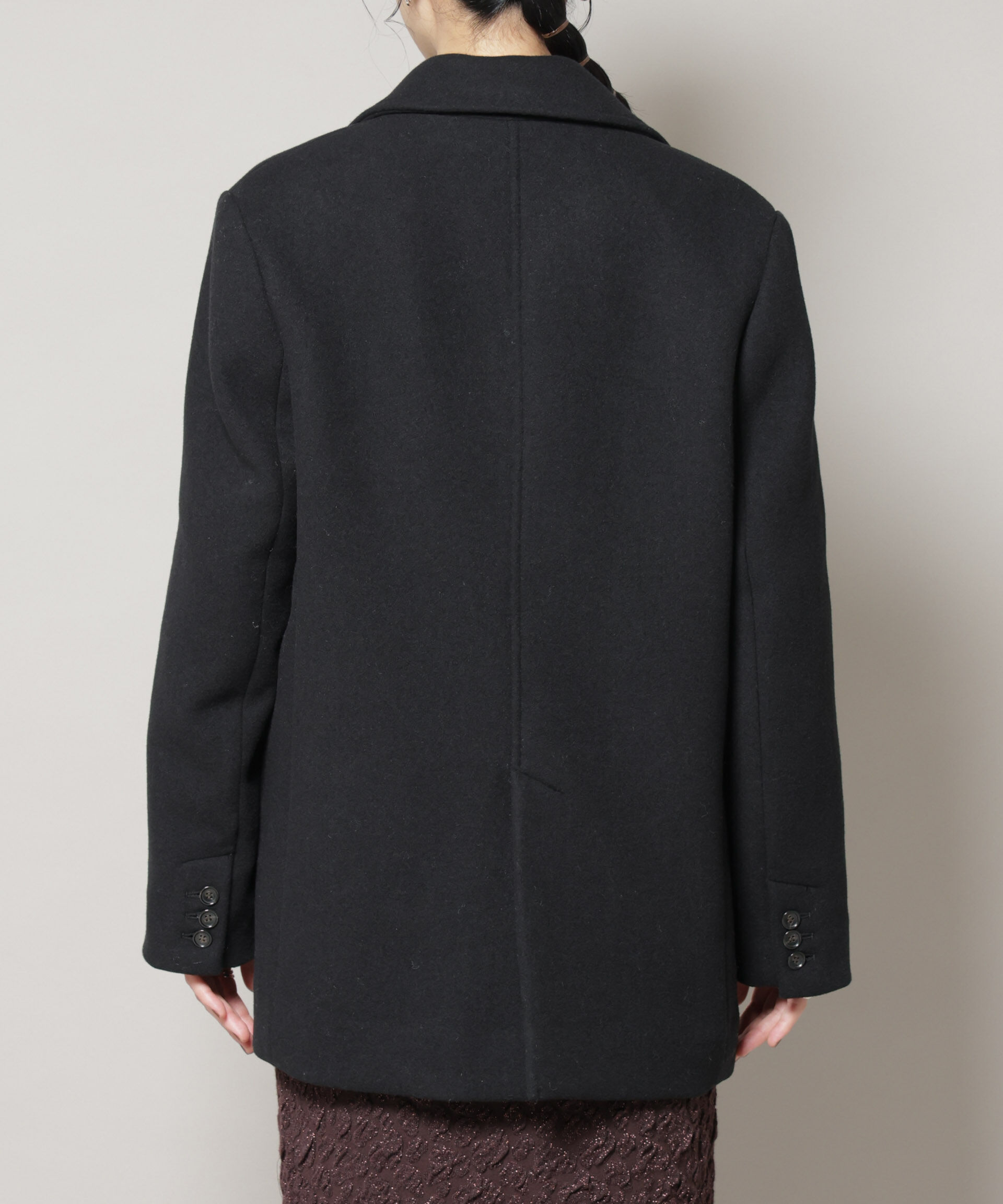 nano･universe「ワイドショルダージャケット」|テーラードジャケット|