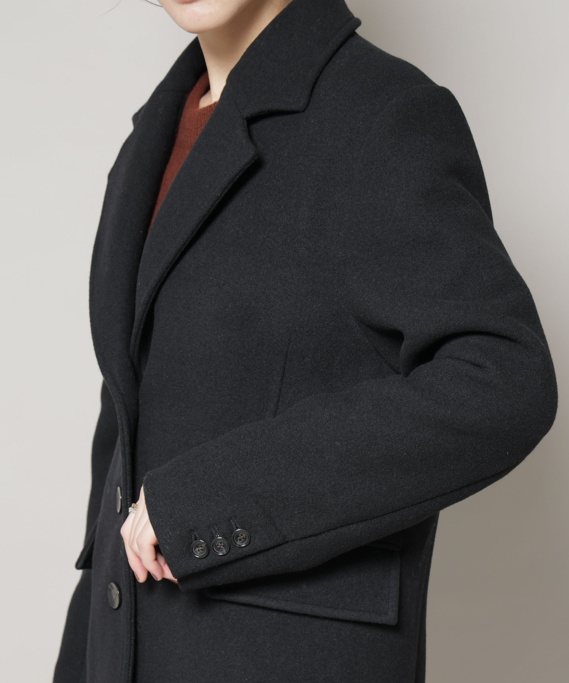 nano･universe「ワイドショルダージャケット」|テーラードジャケット|