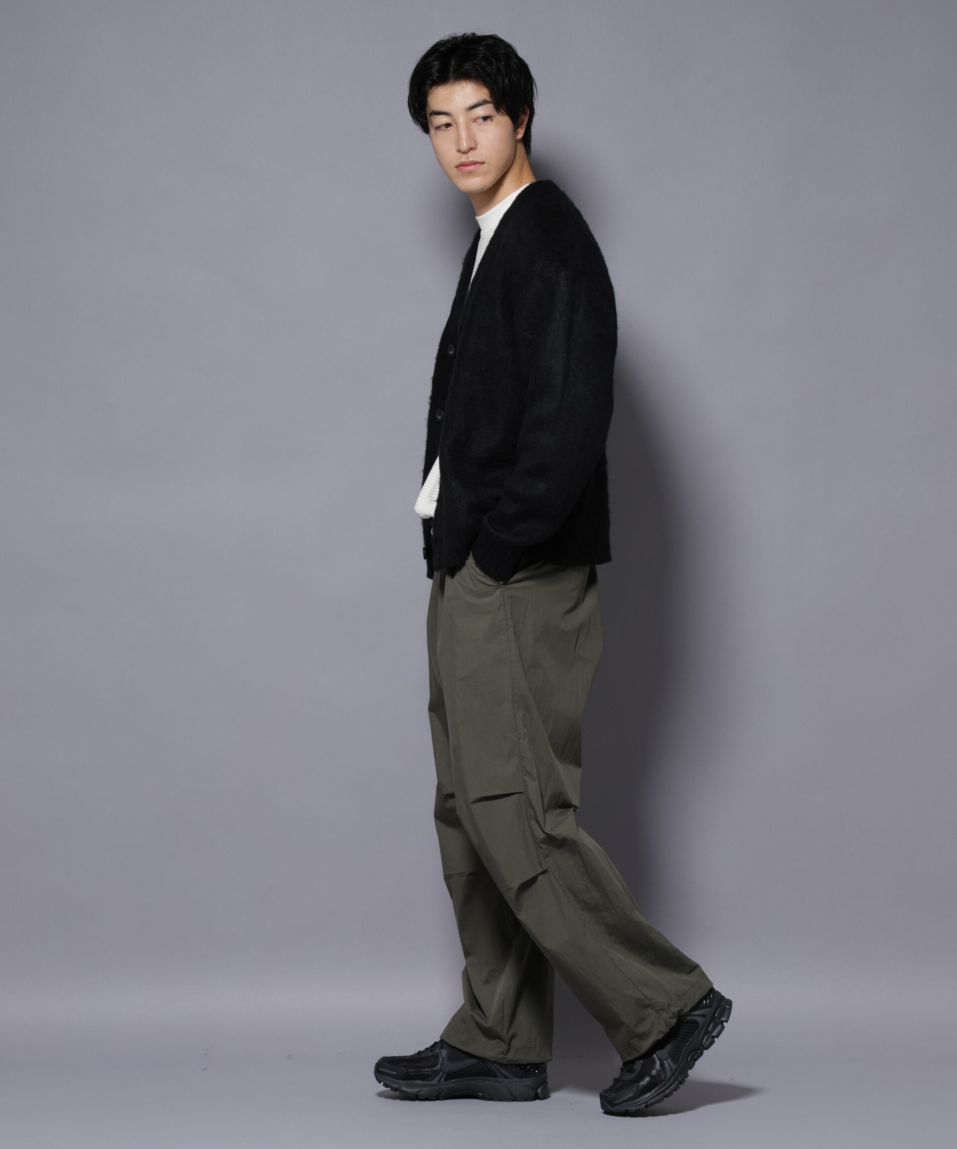 nano･universe「モヘヤライクニットカーディガン」|ニット・セーター|