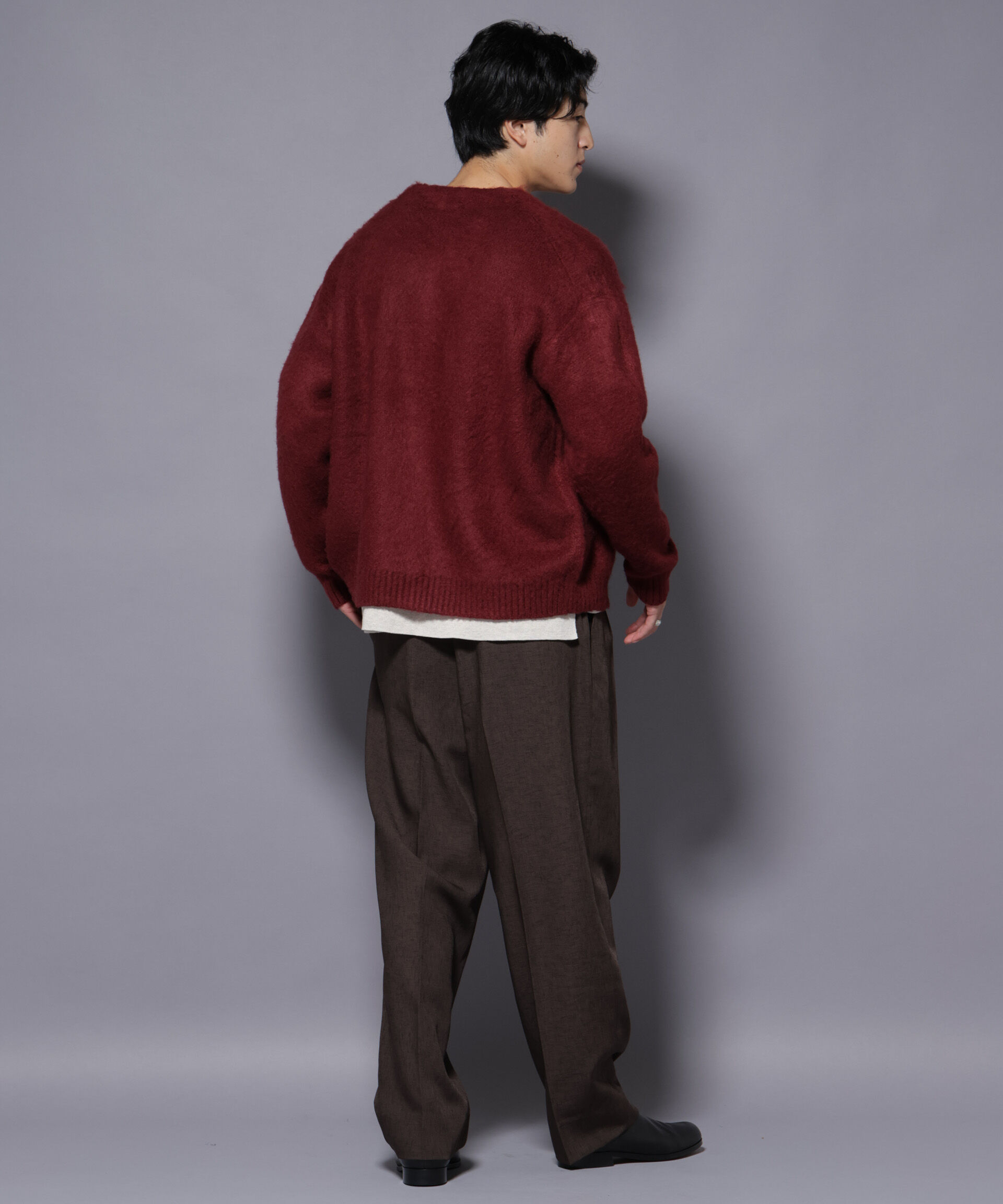 nano･universe「モヘヤライクニットカーディガン」|ニット・セーター|