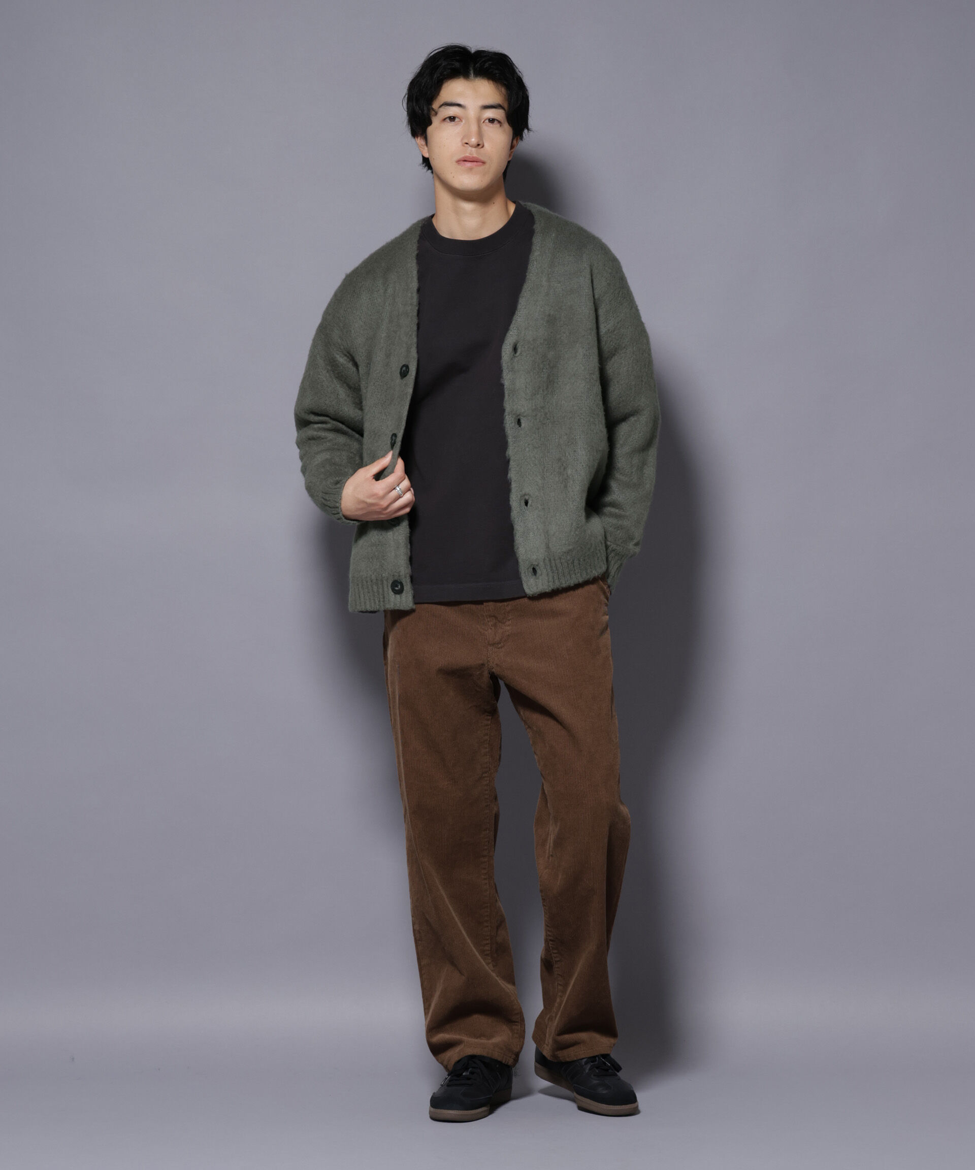 nano･universe「モヘヤライクニットカーディガン」|ニット・セーター|