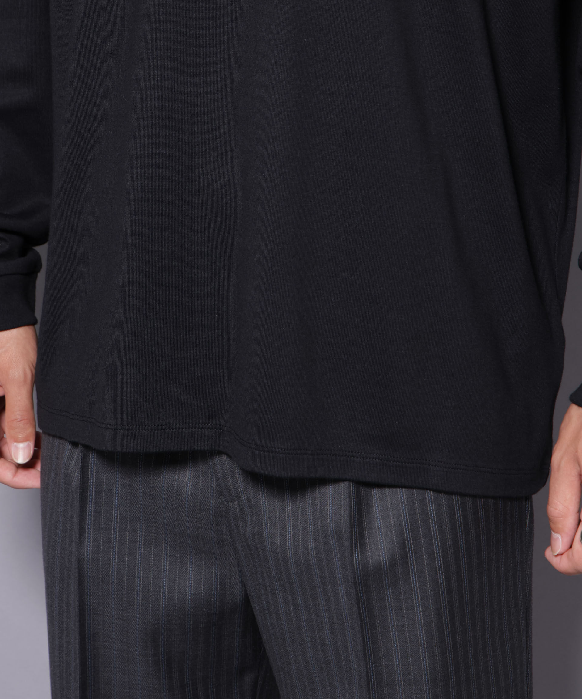 nano･universe「Anti Soaked(R)  汗染み防止 クルーネック ビッグシルエット Tシャツ」|Tシャツ・カットソー|