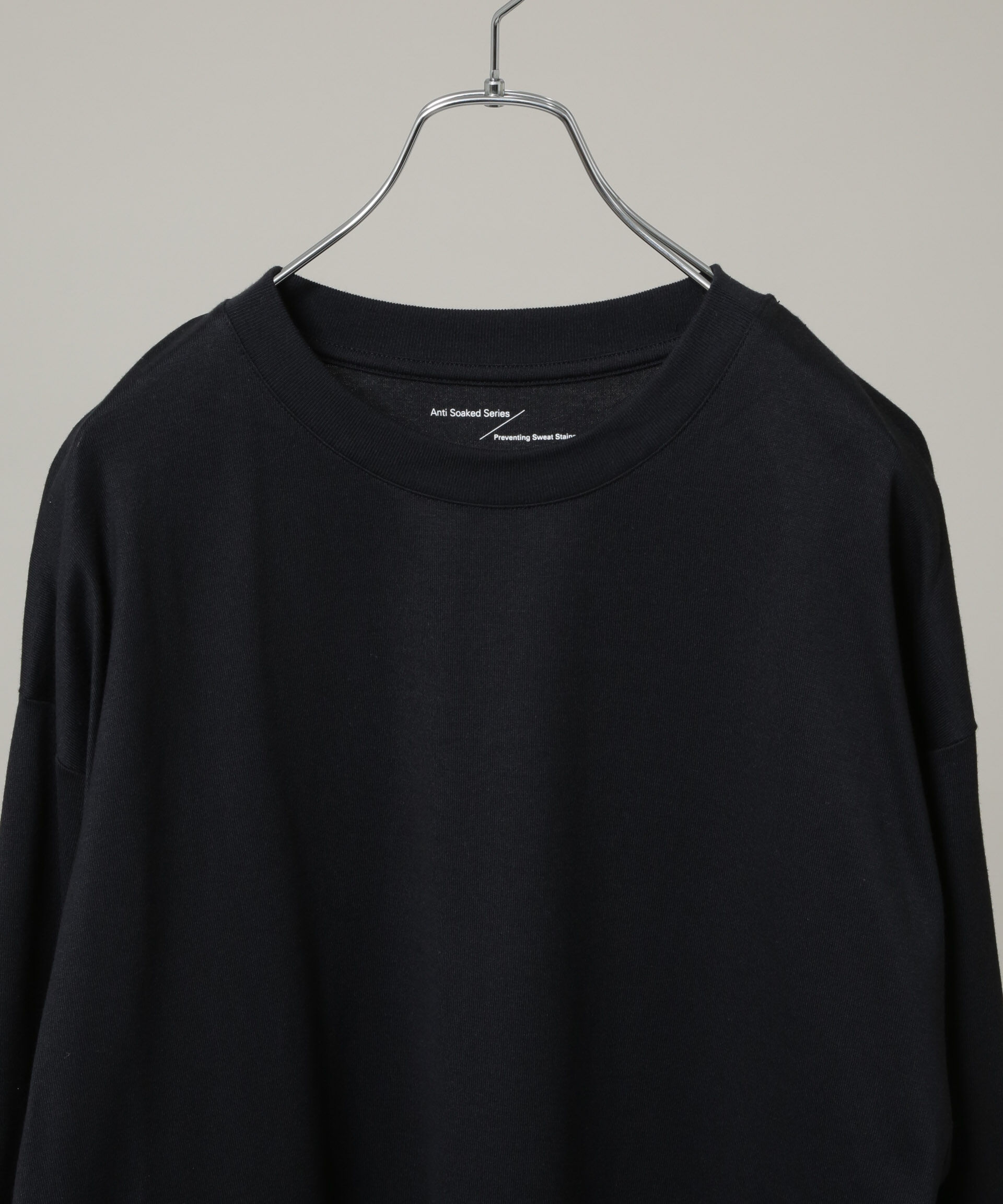 nano･universe「Anti Soaked(R)  汗染み防止 クルーネック ビッグシルエット Tシャツ」|Tシャツ・カットソー|