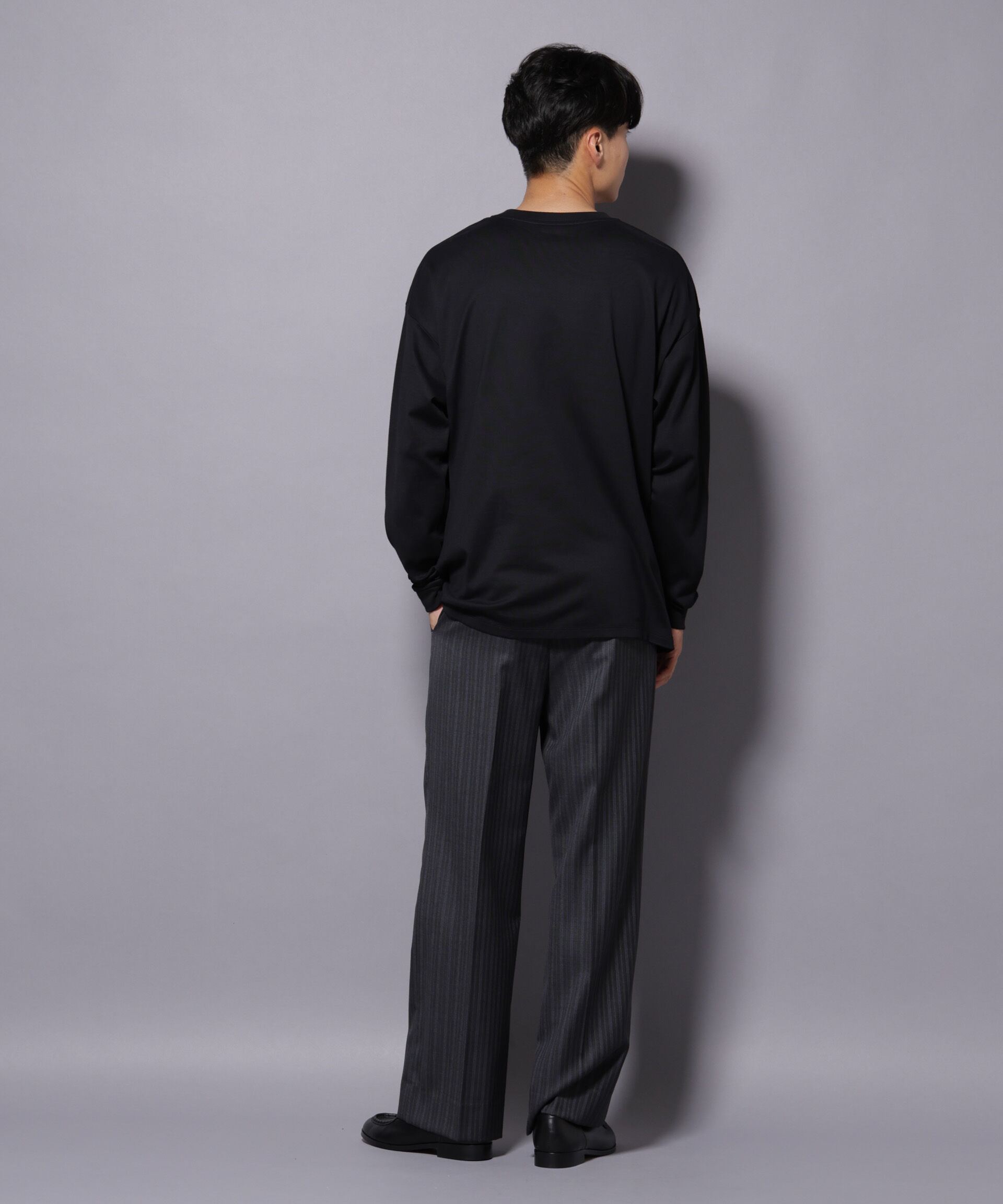 nano･universe「Anti Soaked(R)  汗染み防止 クルーネック ビッグシルエット Tシャツ」|Tシャツ・カットソー|