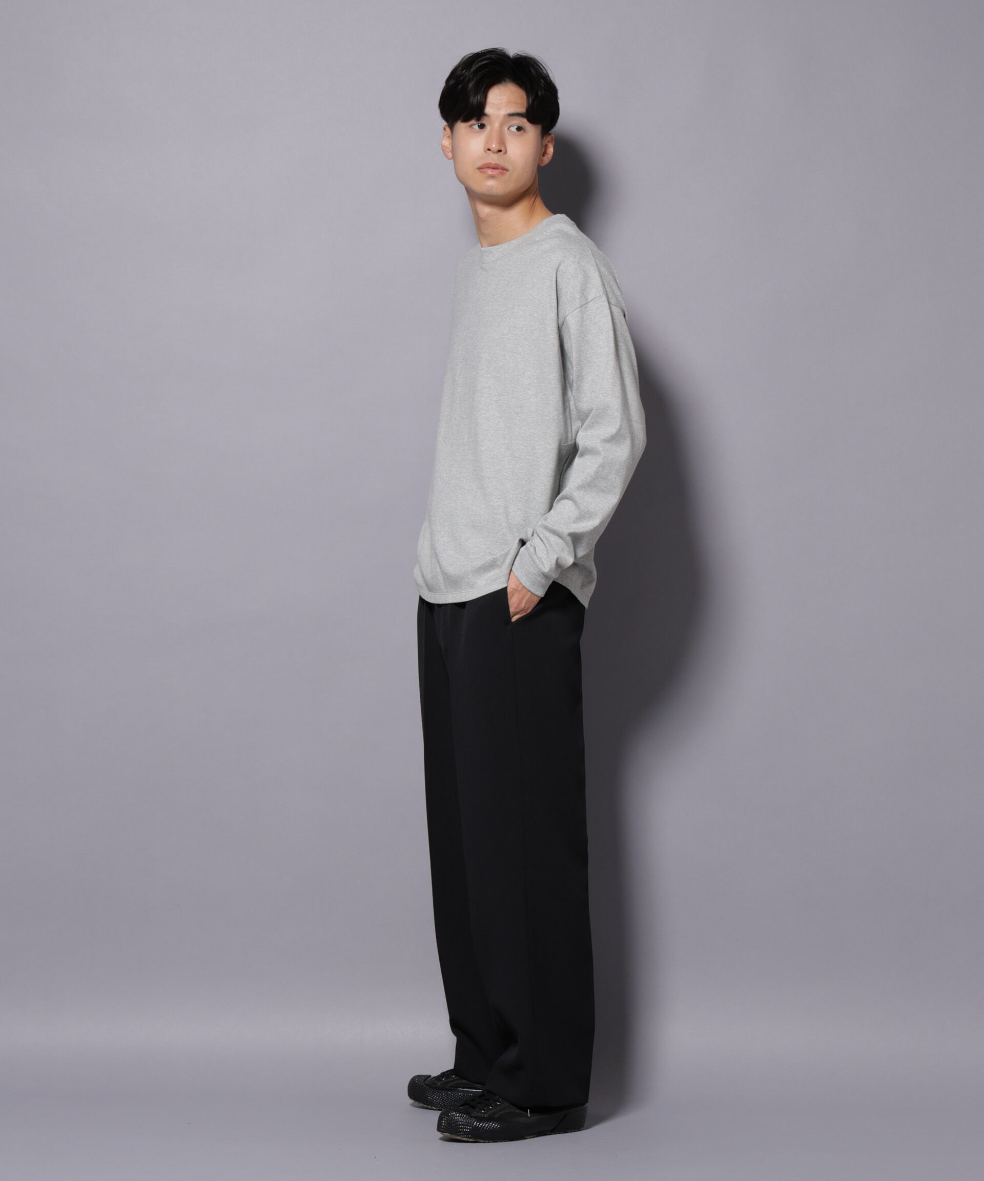 nano･universe「Anti Soaked(R)  汗染み防止 クルーネック ビッグシルエット Tシャツ」|Tシャツ・カットソー|