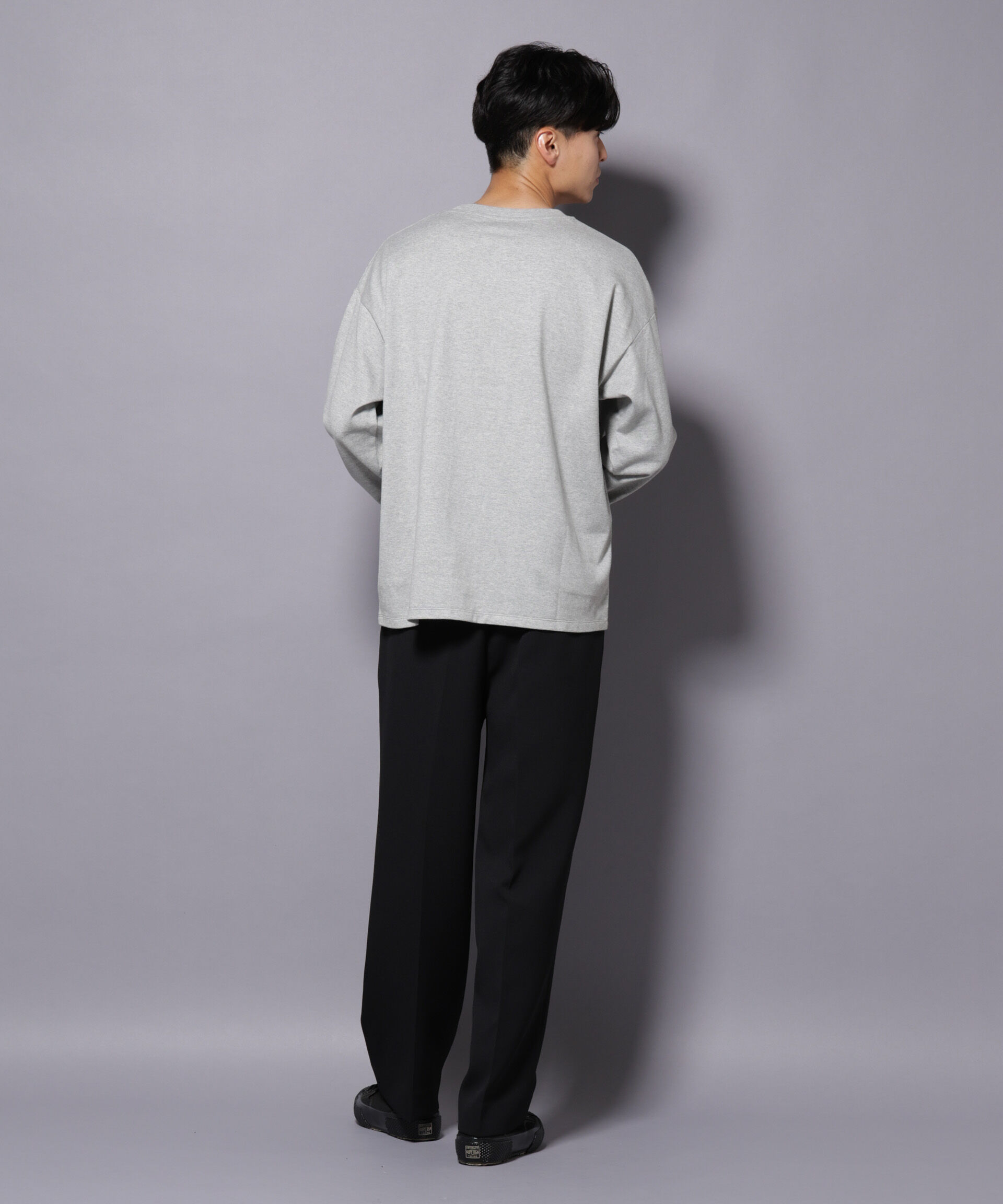 nano･universe「Anti Soaked(R)  汗染み防止 クルーネック ビッグシルエット Tシャツ」|Tシャツ・カットソー|