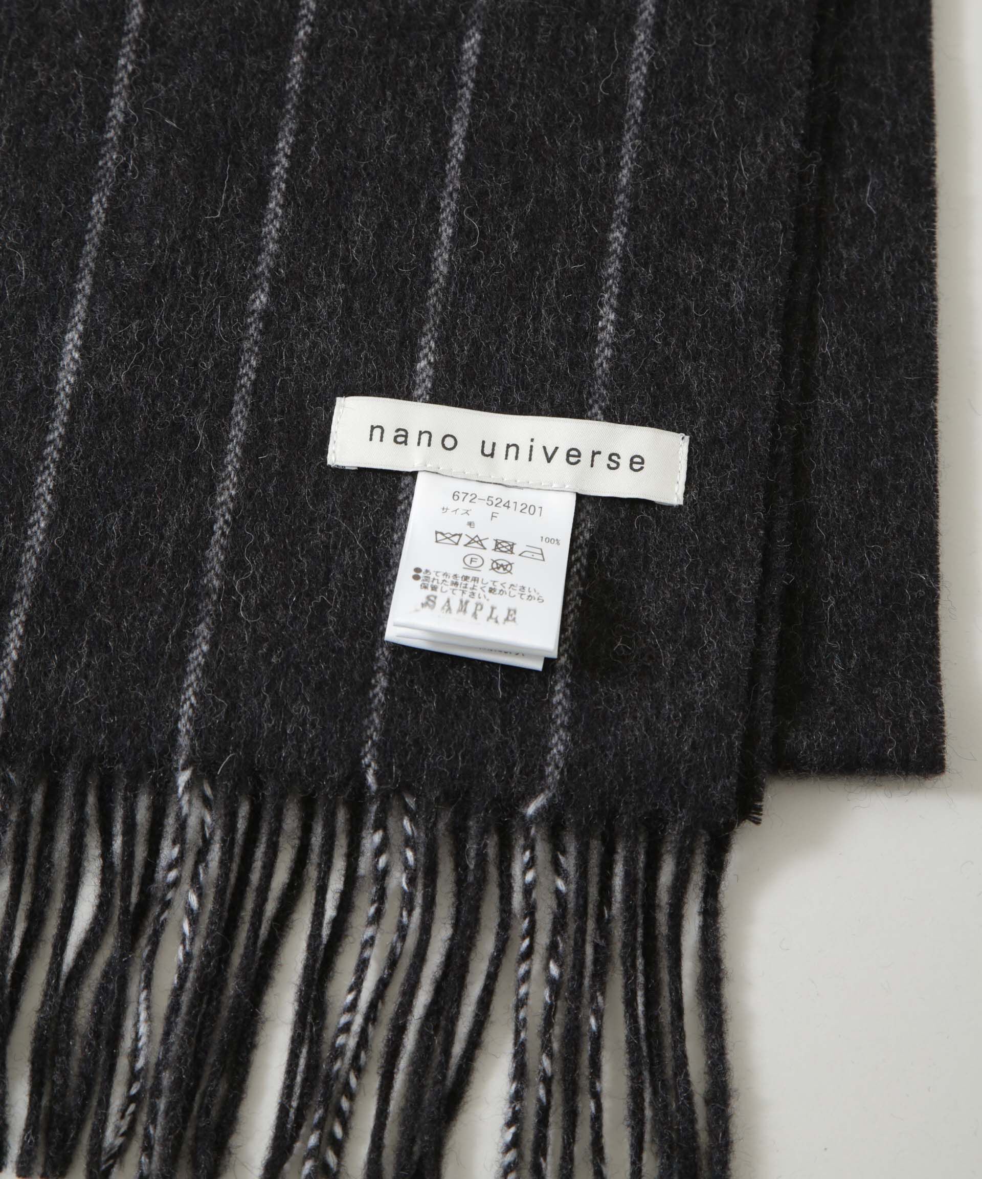 nano･universe「ウールアソートマフラー」|マフラー|