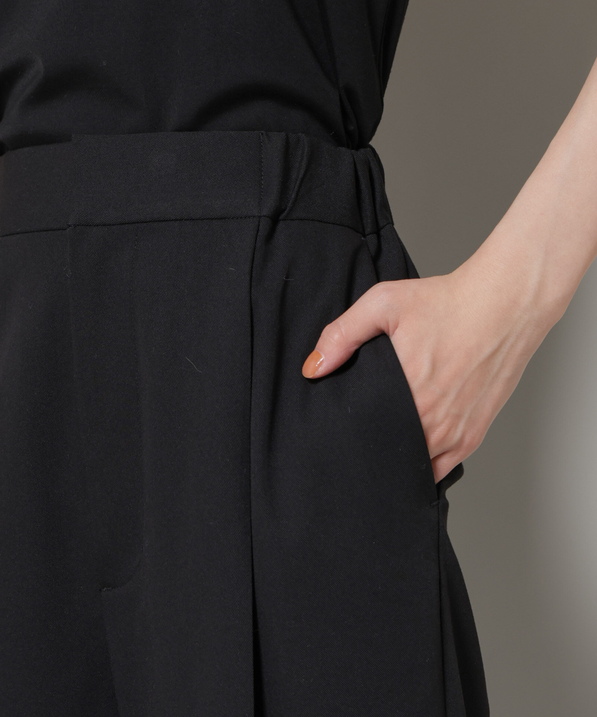 nano･universe「ワンタックセンタープレスストレートパンツ」|チノ|