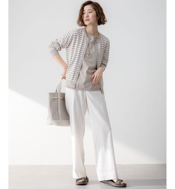 23区「【洗える】レーヨンポリエステルストレッチ カーディガン」|カーディガン|