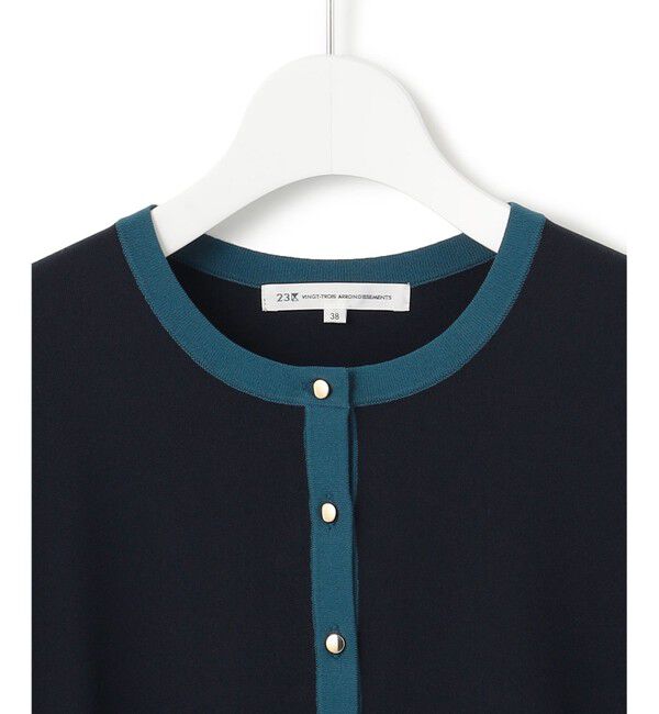 23区「【洗える】レーヨンポリエステルストレッチ カーディガン」|カーディガン|