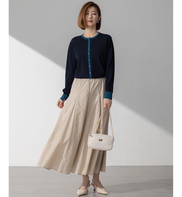 23区「【洗える】レーヨンポリエステルストレッチ カーディガン」|カーディガン|