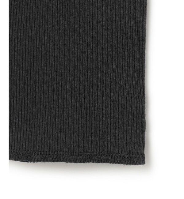 BEIGE,「【BEIGE,ecru/WEB限定・洗える】RIB TOPS /  コットンシルクロングスリーブトップス」|Tシャツ・カットソー|