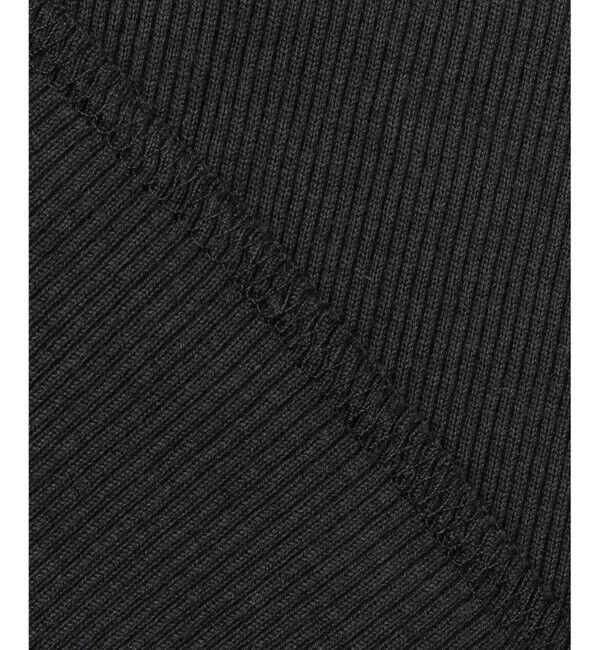 BEIGE,「【BEIGE,ecru/WEB限定・洗える】RIB TOPS /  コットンシルクロングスリーブトップス」|Tシャツ・カットソー|