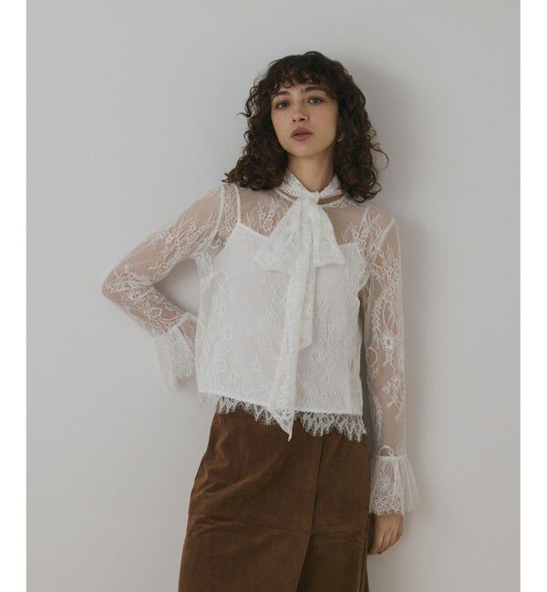 Diagram「レースボウタイブラウス」|シャツ・ブラウス|