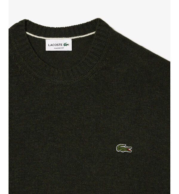 LACOSTE「エッセンシャルウールニットセーター」|ニット・セーター|