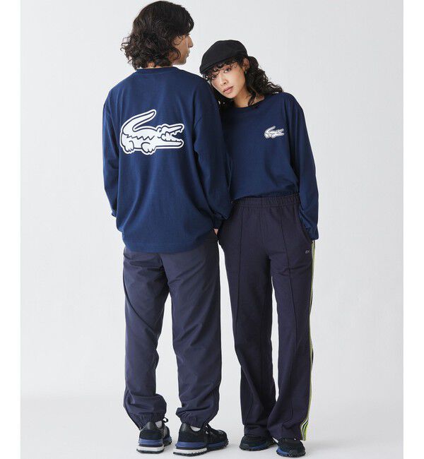 LACOSTE「【オンライン限定】LACOSTE オーバーサイズ バックプリント ロングスリーブTシャツ」|Tシャツ・カットソー|