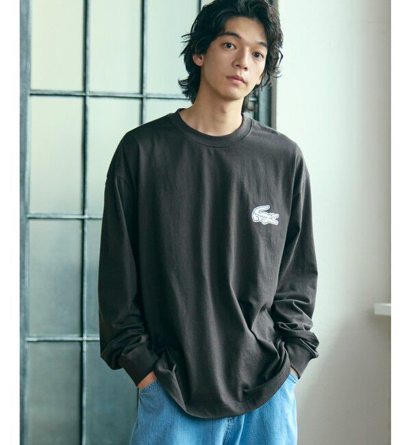 LACOSTE「【オンライン限定】LACOSTE オーバーサイズ バックプリント ロングスリーブTシャツ」|Tシャツ・カットソー|