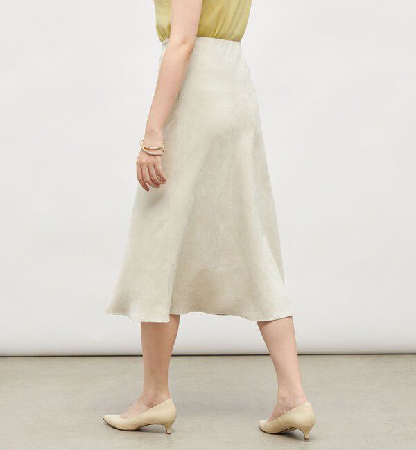 NOLLEY'S sophi「ウォッシャブルフェイクスエードバイヤスフレアスカート」|フレア|