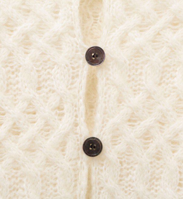 NOLLEY'S sophi「【WALANCE/ワランス】wool mohair cable cropped cardigan」|カーディガン|