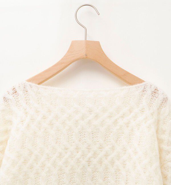 NOLLEY'S sophi「【WALANCE/ワランス】wool mohair cable cropped cardigan」|カーディガン|