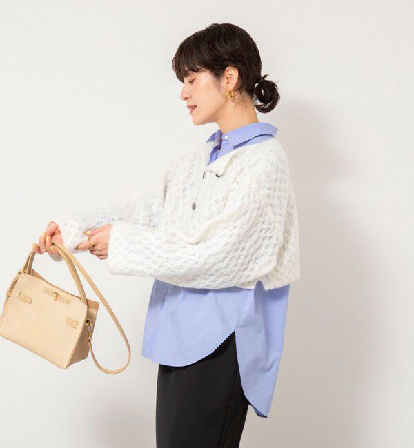NOLLEY'S sophi「【WALANCE/ワランス】wool mohair cable cropped cardigan」|カーディガン|