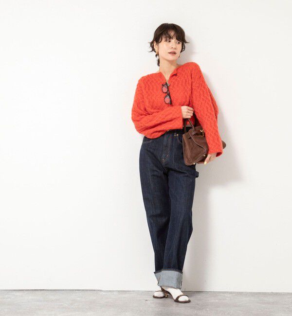 NOLLEY'S sophi「【WALANCE/ワランス】wool mohair cable cropped cardigan」|カーディガン|