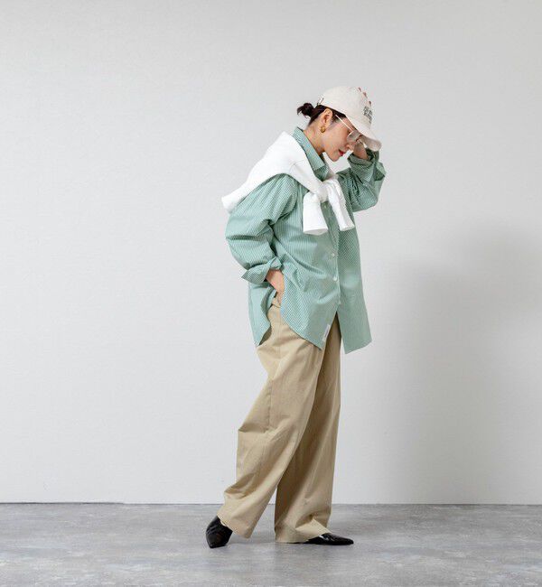 MAQWEL「【MAQWEL/マクウェル】ウォッシャブルカーブチノパンツ」|チノ|