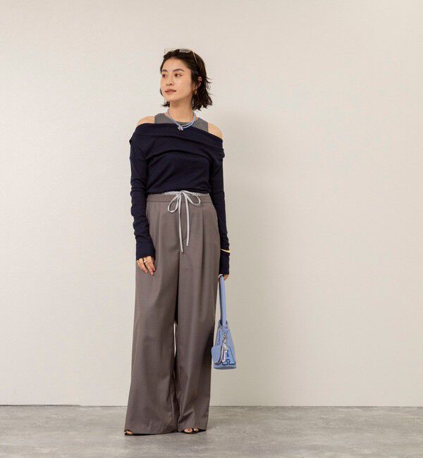 MAQWEL「【MAQWEL/マクウェル】ウォッシャブルラインパンツ」|その他|