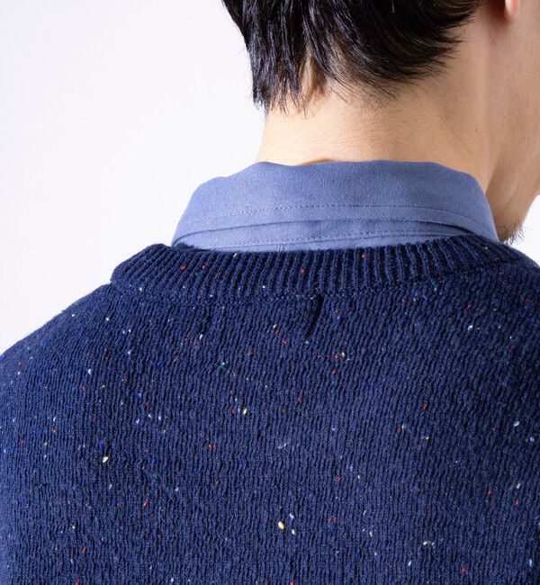 GLOSTER「【GLOSTER/グロスター】カラーネップ プルオーバー クルーネックニット」|ニット・セーター|