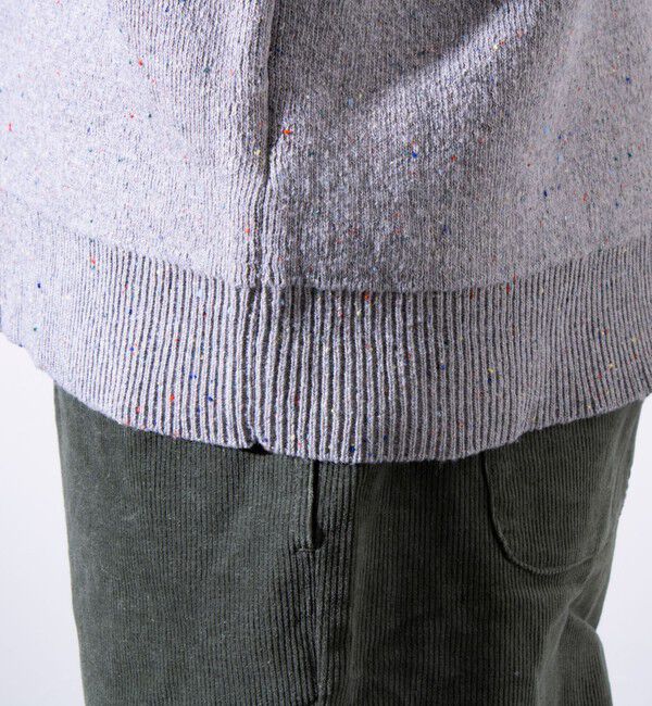 GLOSTER「【GLOSTER/グロスター】カラーネップ プルオーバー クルーネックニット」|ニット・セーター|