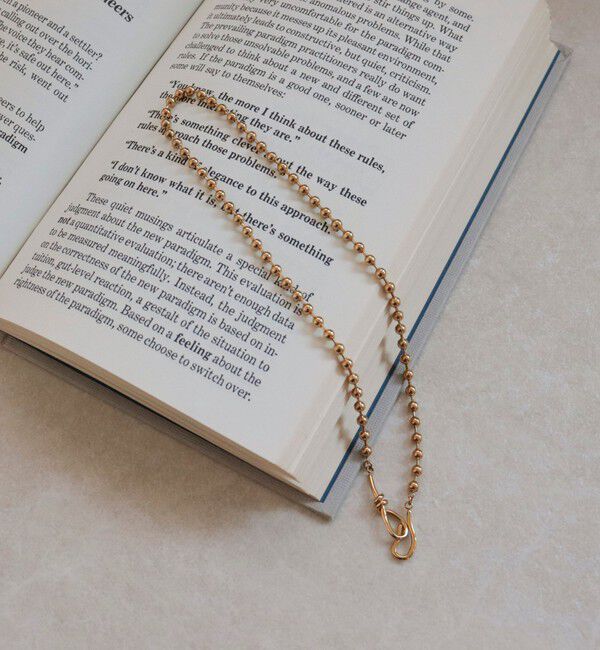 fredy emue「ステンレスボールチェーンフックネックレス」|ネックレス|