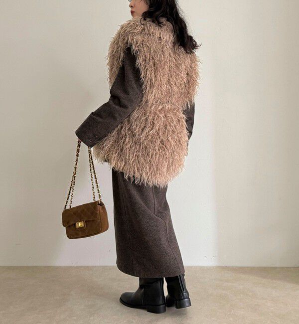 fredy emue「【LANCER CLOTHING CORPORATION】LONG FUR VEST」|ベスト・ジレ|
