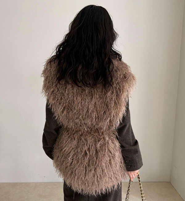 fredy emue「【LANCER CLOTHING CORPORATION】LONG FUR VEST」|ベスト・ジレ|