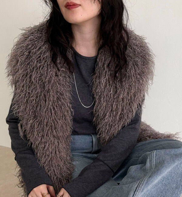 fredy emue「【LANCER CLOTHING CORPORATION】LONG FUR VEST」|ベスト・ジレ|